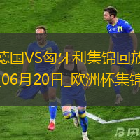欧洲杯-德国2-0匈牙利取两连胜提前出线京多安传射穆西亚拉破门
